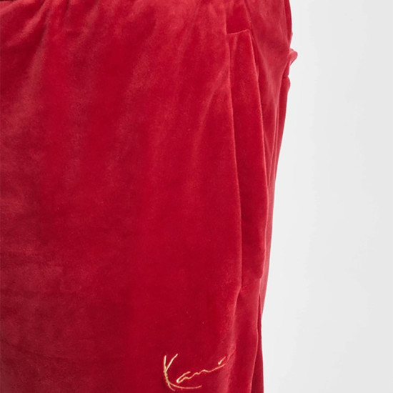 Karl Kani Ανδρικό παντελόνι φόρμας Signature Velvet Track Pants